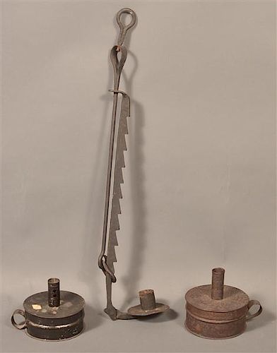 ANTIQUE TIN TINDER BOXES & W/I