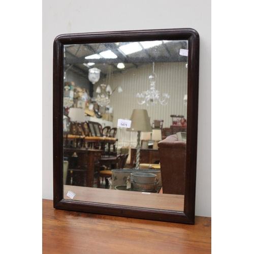 Antique toilet mirror, adapted to