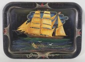 ANTIQUE TOLE NAUTICAL PAINT DE