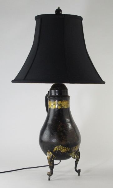 Antique Toleware Tea Urn Table