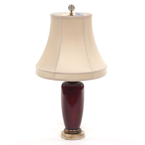 ANTIQUE TOMEI SHIPPO RED VASE