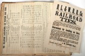 ANTIQUE TRAIN CONDUCTOR'S LOGB