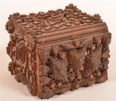ANTIQUE TRAMP ART MINIATURE FA
