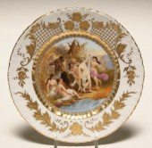 Antique transferware plate wit