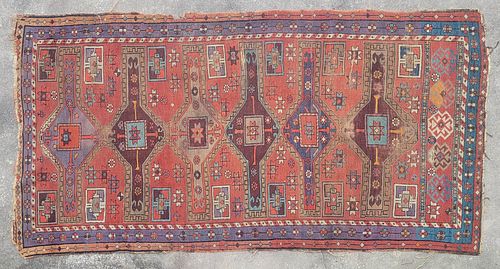 ANTIQUE TRIBAL KAZAK