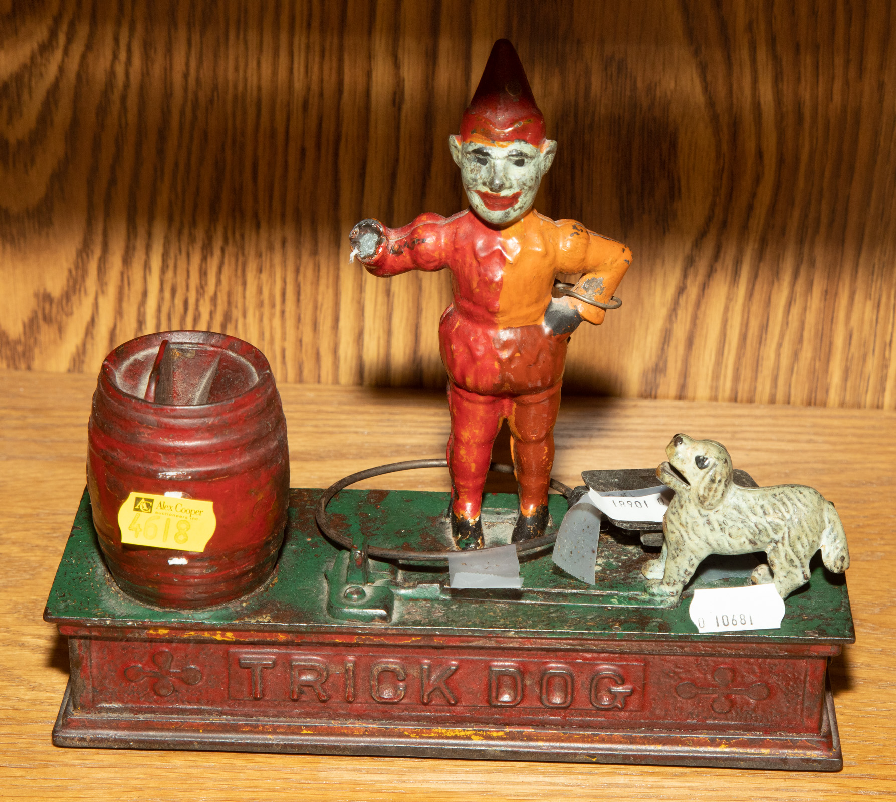 ANTIQUE TRICK DOG MECHANICAL BANK 7