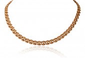 ANTIQUE TRIPLE LINK 18K YELLOW