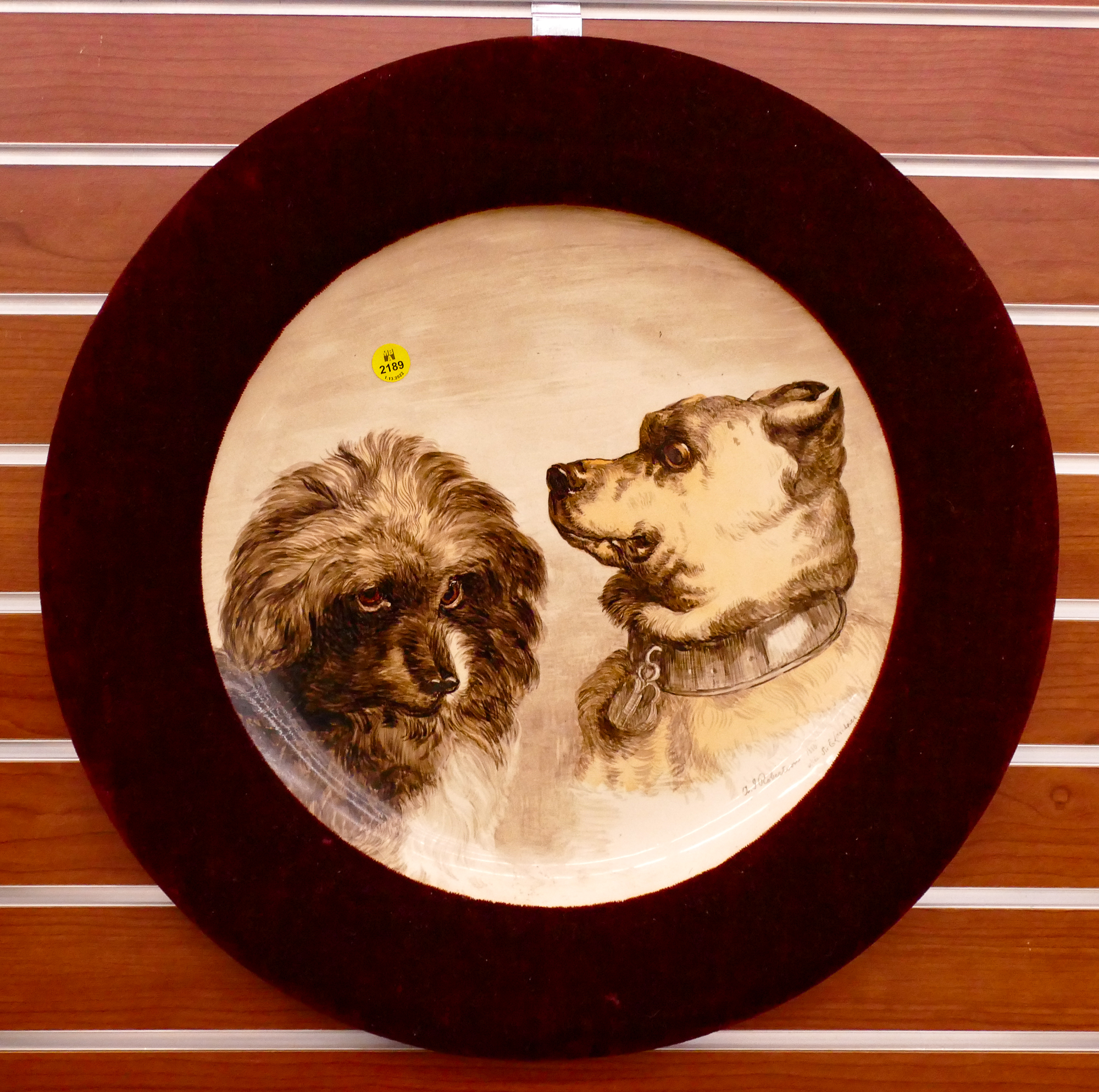 Antique T.T. & Company Painted Dogs