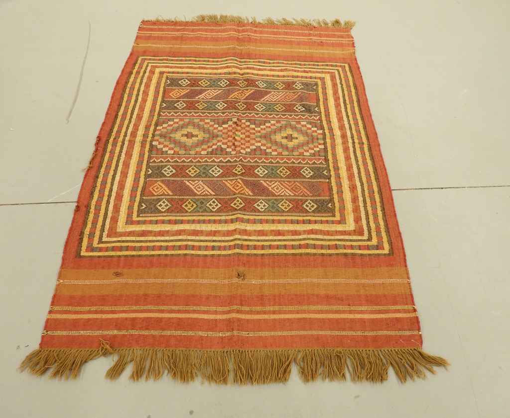 ANTIQUE TURKISH ARMENIAN FLAT WEAVE