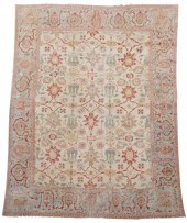 ANTIQUE TURKISH OUSHAK RUGAnti