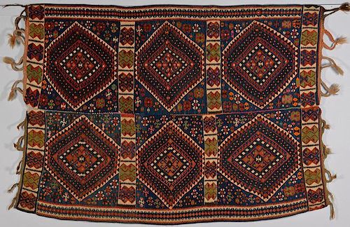 ANTIQUE TURKISH YORUK KILIM W/