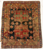 ANTIQUE TURKOMAN RUG 5&#039; X