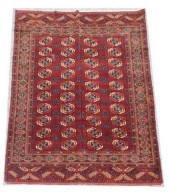 ANTIQUE TURKOMAN RUG, 9'3" X 6