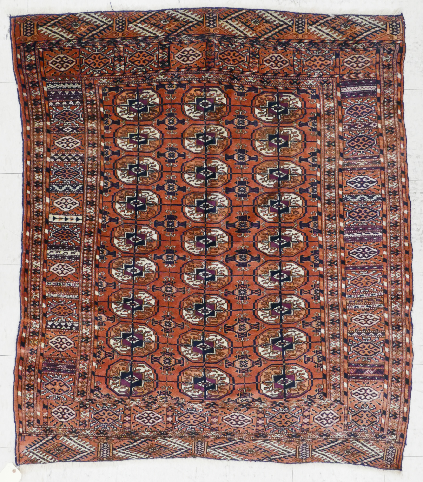 Antique Turkoman Tekke Oriental Rug