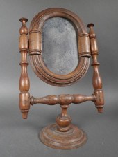 ANTIQUE TURNED WOOD SHAVING MI