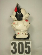 Antique two sided Mickey Minni