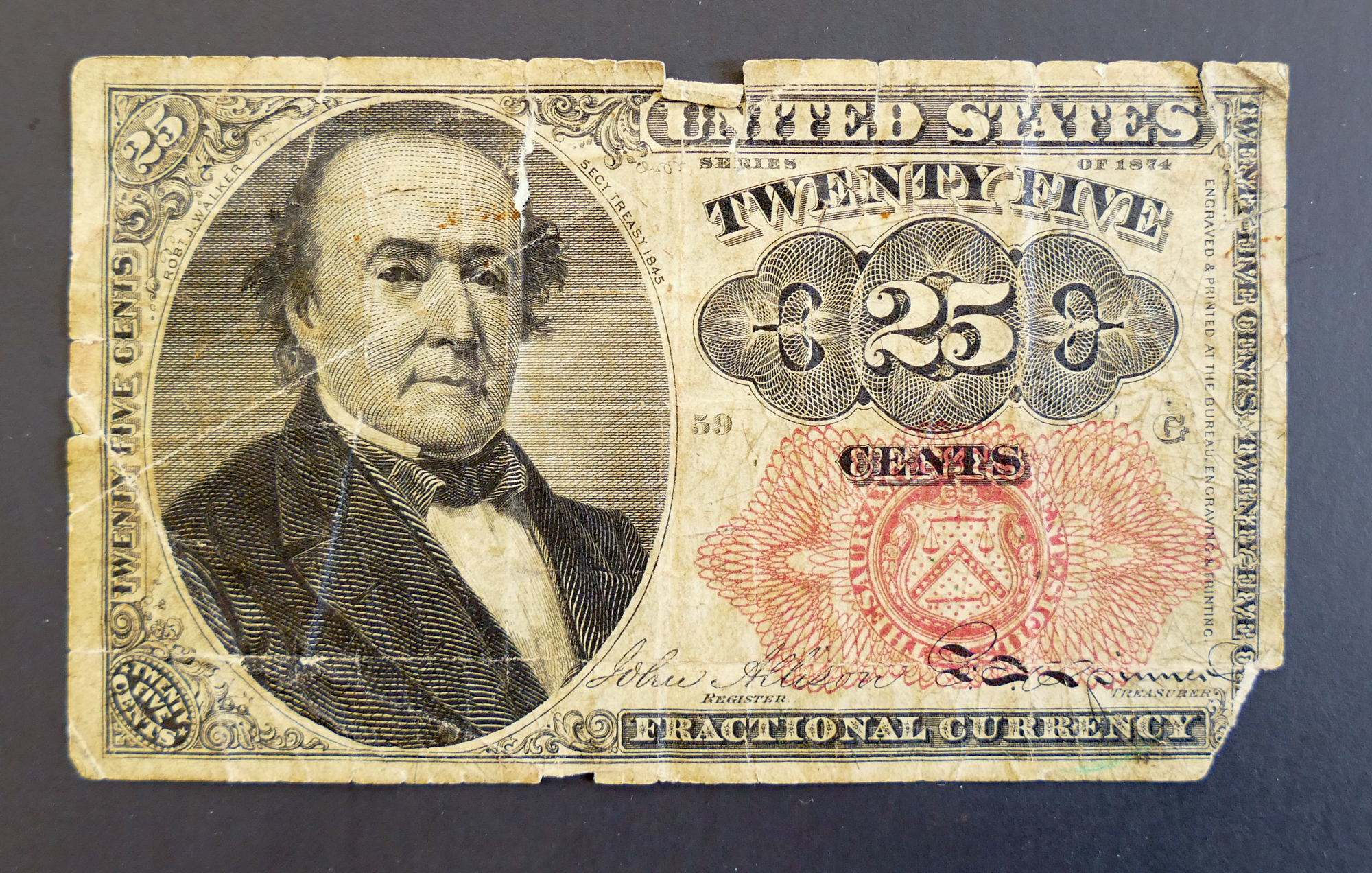 Antique US Fractional Currency Note