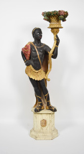 ANTIQUE VENETIAN BLACKAMOOR WO