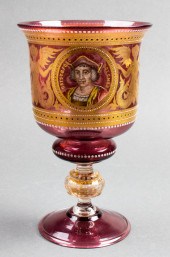 ANTIQUE VENETIAN BLOWN GLASS C