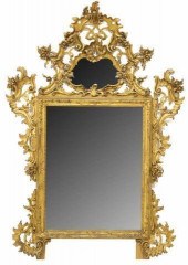 ANTIQUE VENETIAN GILTWOOD MIRR