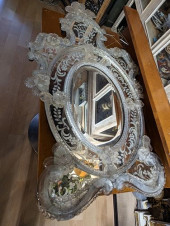ANTIQUE VENETIAN MURANO MIRROR