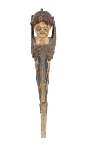 ANTIQUE VENETIAN PUTTO POLYCHR