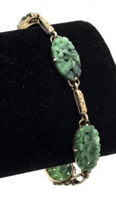ANTIQUE VERMEIL HAND CARVED JA