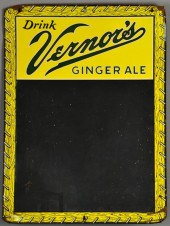 Antique Vernor's Enamelled Bla