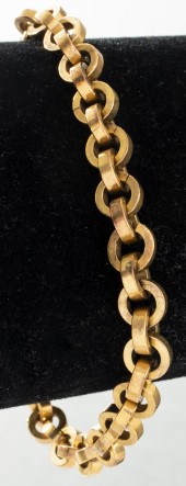ANTIQUE VICTORIAN 9K YELLOW GO