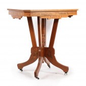 ANTIQUE VICTORIAN CARVED EASTL
