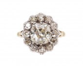 ANTIQUE VICTORIAN DIAMOND HALO