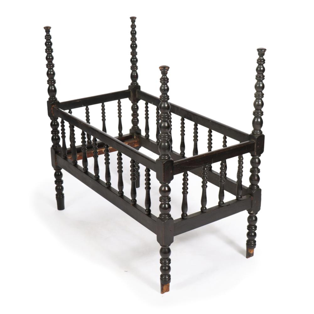 ANTIQUE VICTORIAN EBONIZED JENNY