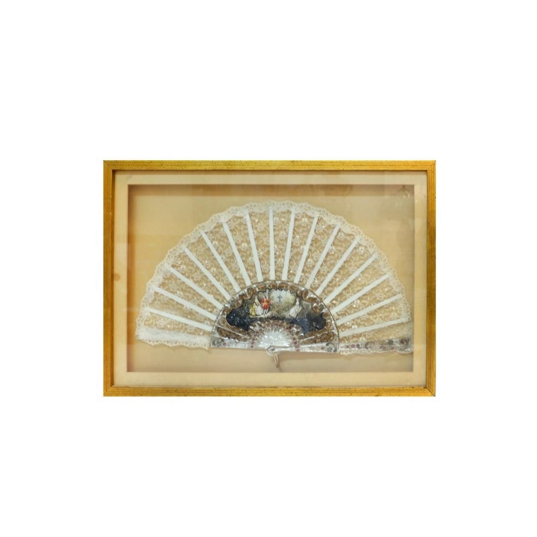 ANTIQUE VICTORIAN FAN IN