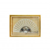 ANTIQUE VICTORIAN FAN IN SHADO