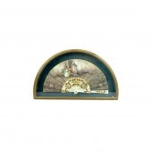ANTIQUE VICTORIAN FAN SHADOWBO