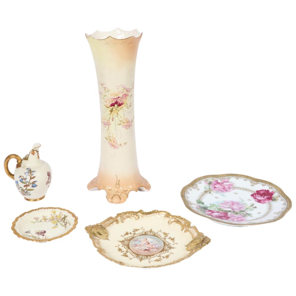ANTIQUE VICTORIAN GILT AND HAND