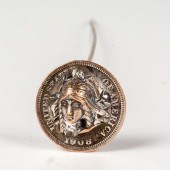 ANTIQUE VICTORIAN HATPINA silv