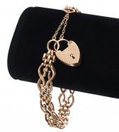 ANTIQUE VICTORIAN HEART CHARM