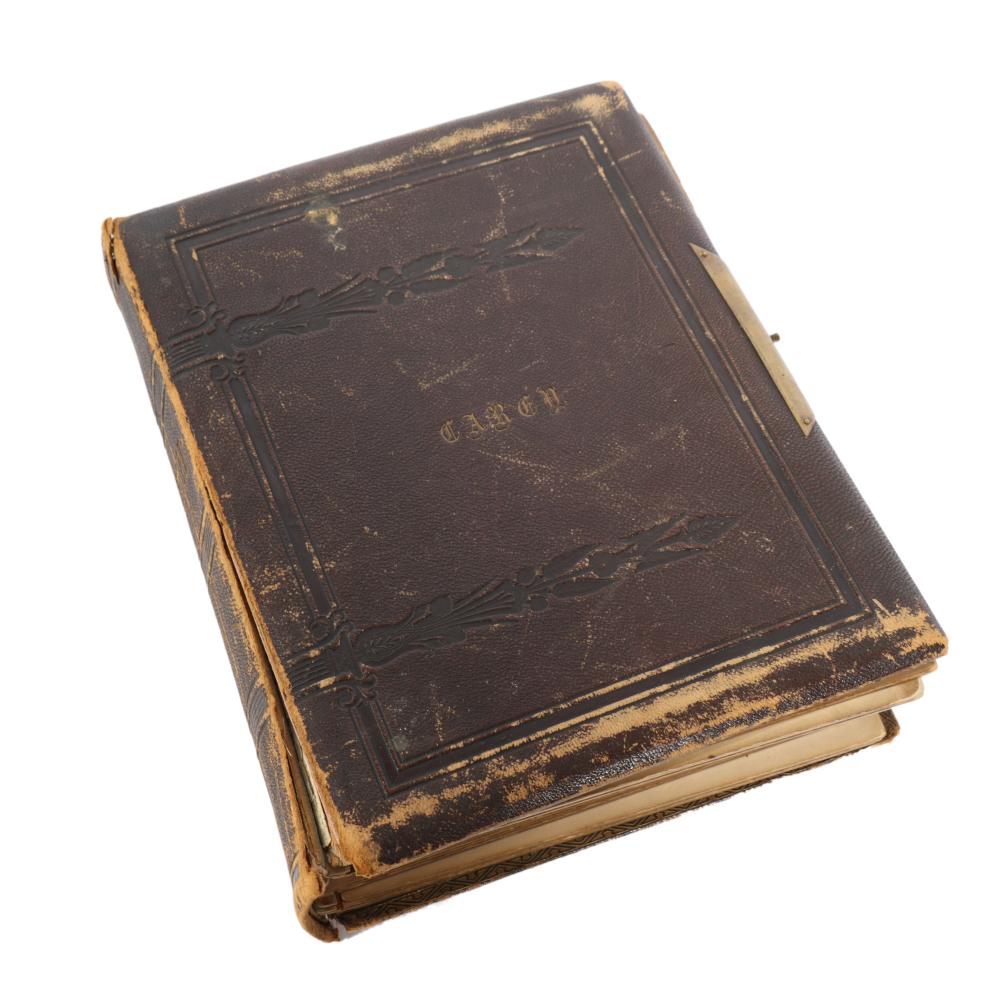 ANTIQUE VICTORIAN LEATHER BOUND