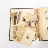 ANTIQUE VICTORIAN LEATHER BOUN