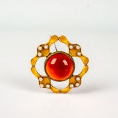 ANTIQUE VICTORIAN METAL HATPIN