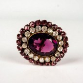 ANTIQUE VICTORIAN METAL HATPIN