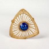 ANTIQUE VICTORIAN METAL HATPIN