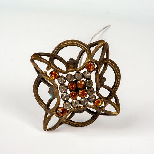 ANTIQUE VICTORIAN METAL HATPINAn