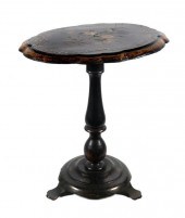 ANTIQUE VICTORIAN PAINTED INLA