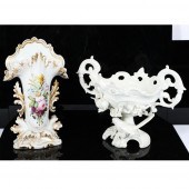 ANTIQUE VICTORIAN PORCELAIN 2P