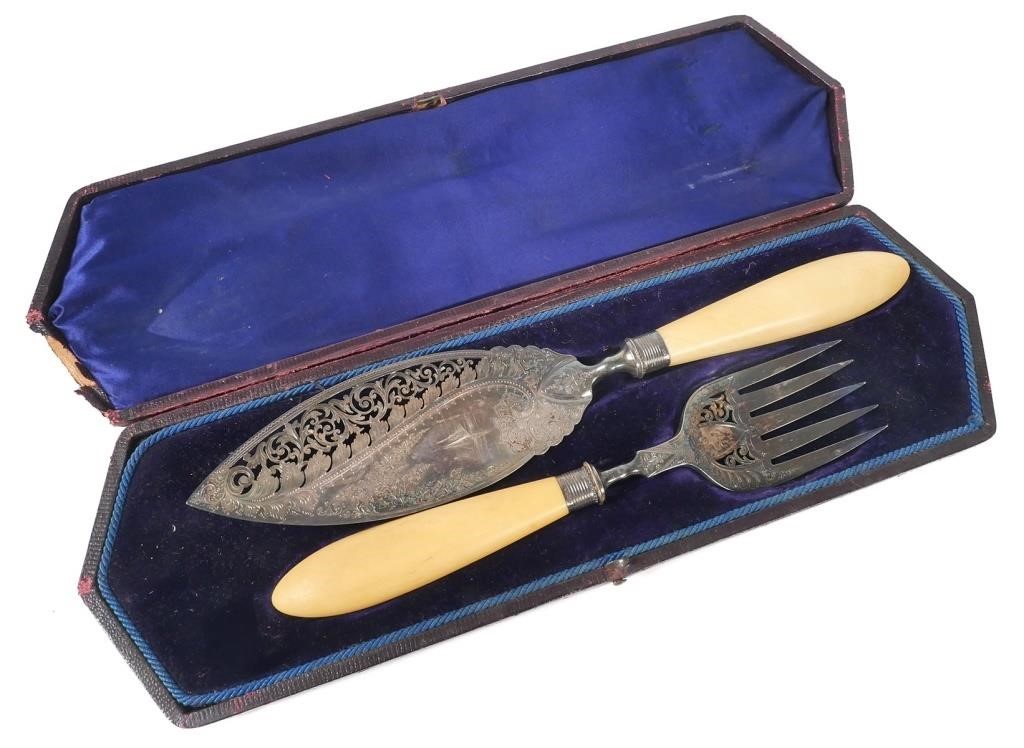 ANTIQUE VICTORIAN SHEFFIELD FISH