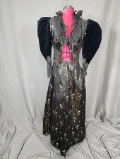 Antique Victorian Silk Brocade