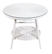 ANTIQUE VICTORIAN WICKER SIDE