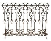 ANTIQUE VICTORIAN WROUGHT IRON